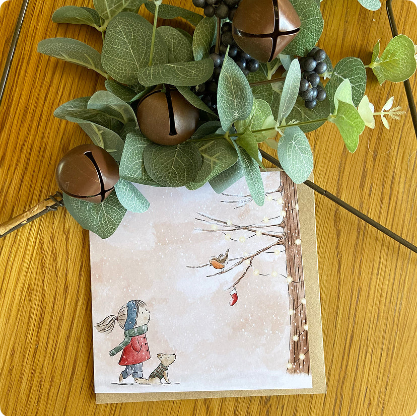 Little robin - Greeting Card