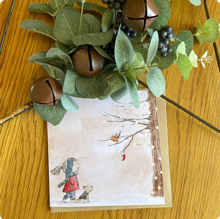 Little robin - Greeting Card