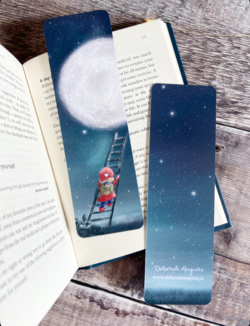 Off to the Moon! - Bookmark