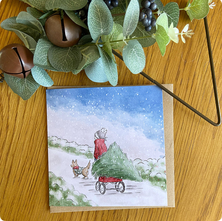 Snowy Traditions - Greeting Card