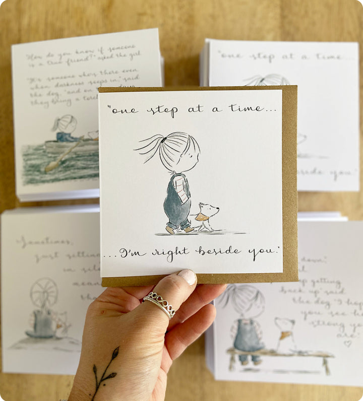 Right beside you - Greeting Card