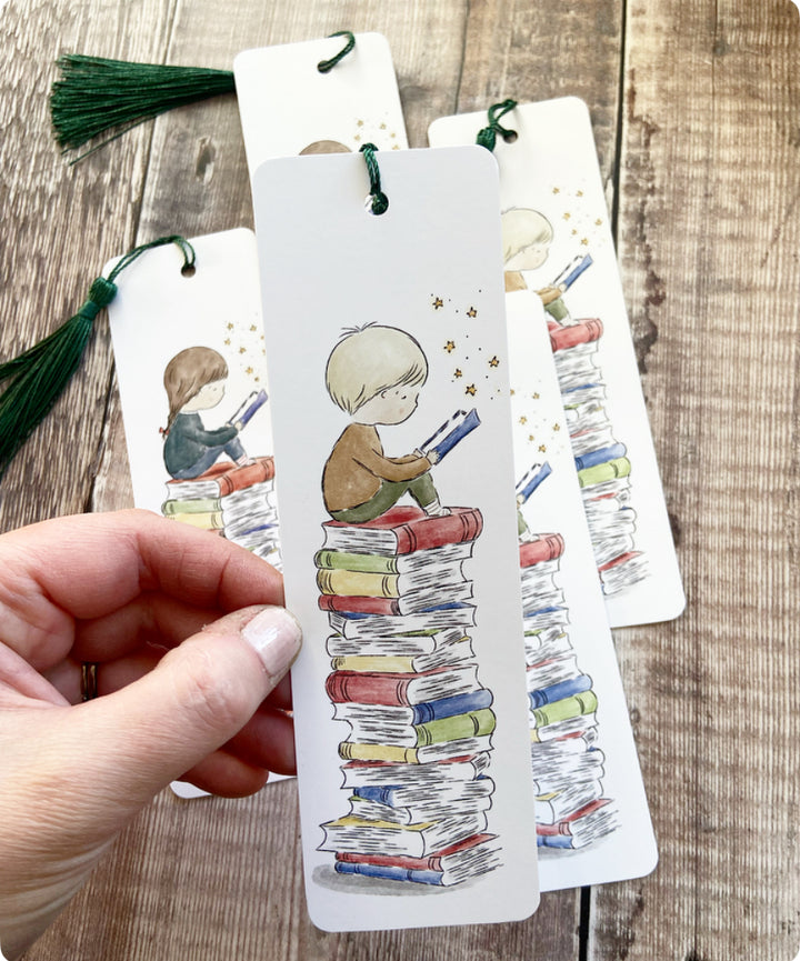 Just One More Chapter Bookmark (Boy)