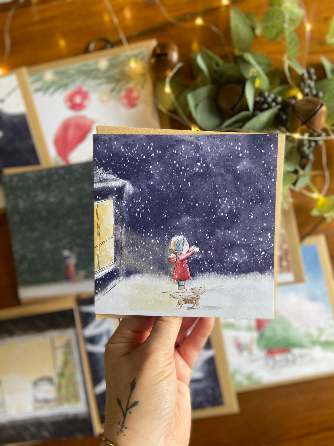 The First Snow - Greeting Card