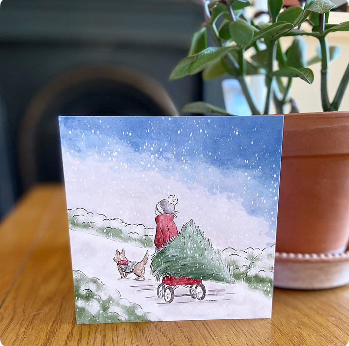 Snowy Traditions - Greeting Card