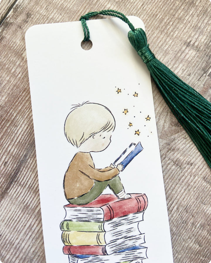Just One More Chapter Bookmark (Boy)
