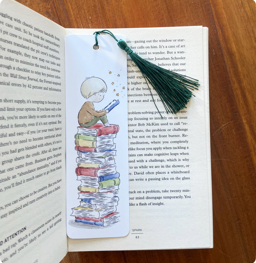 Just One More Chapter Bookmark (Boy)