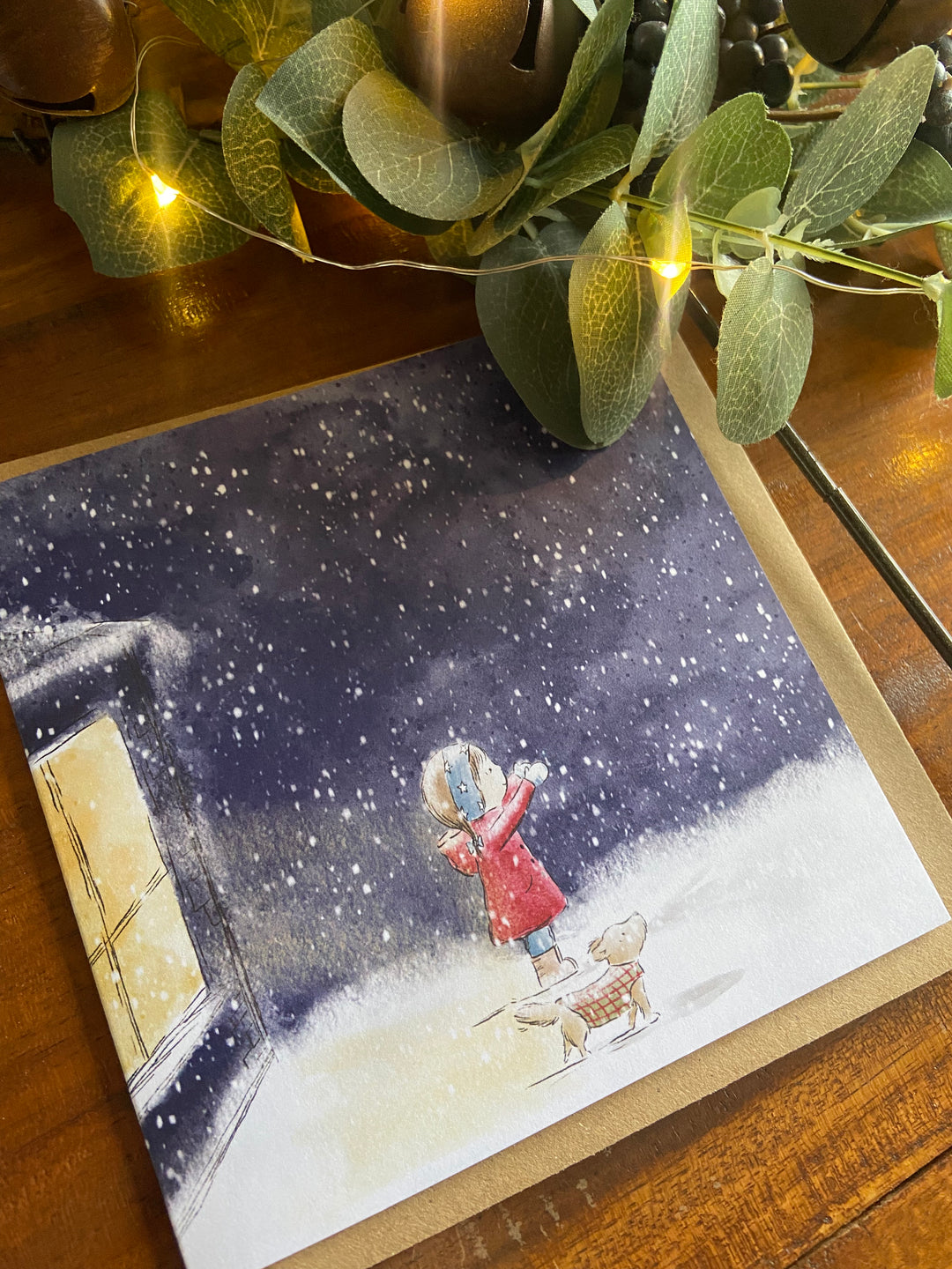 The First Snow - Greeting Card