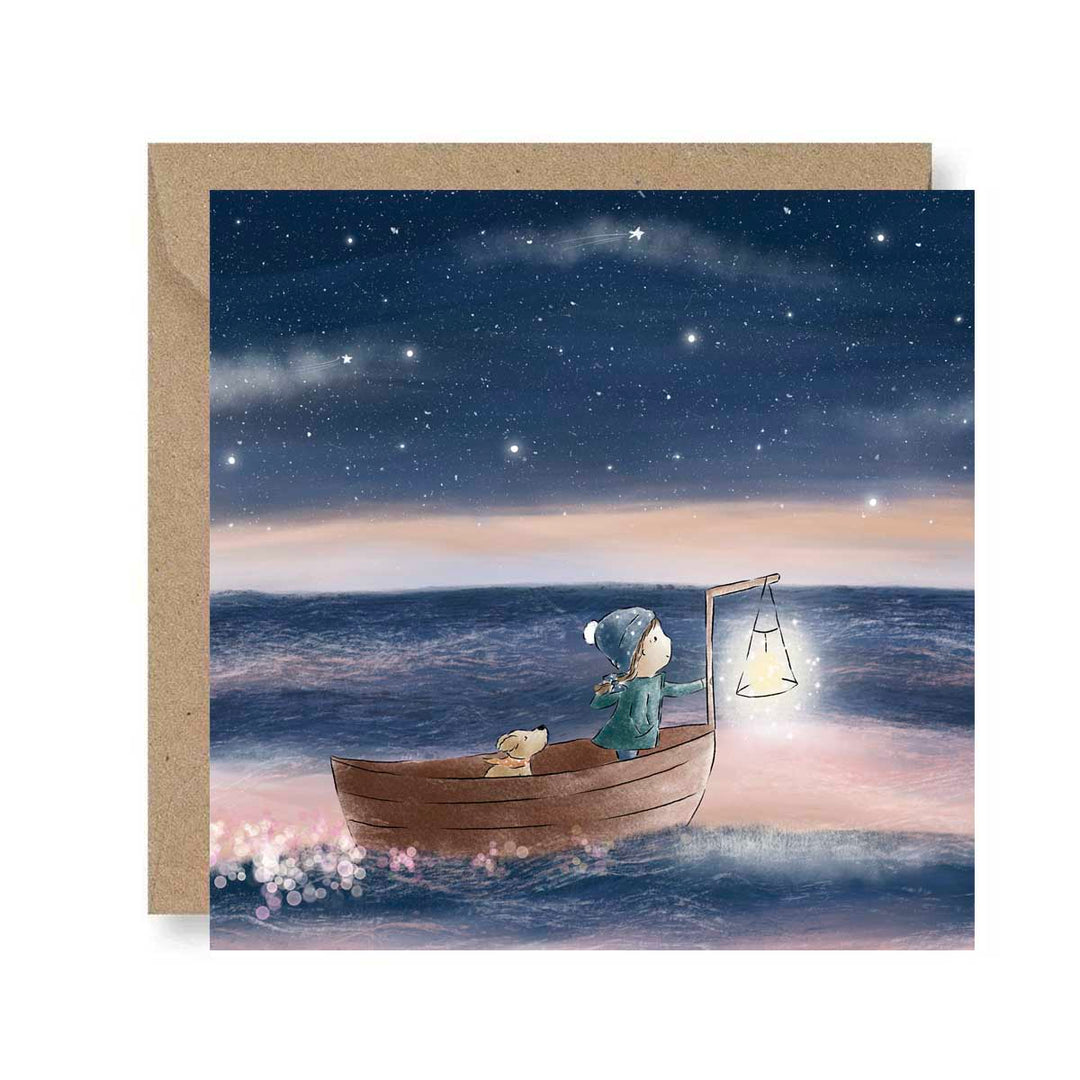 Light Seeking - Greeting Card