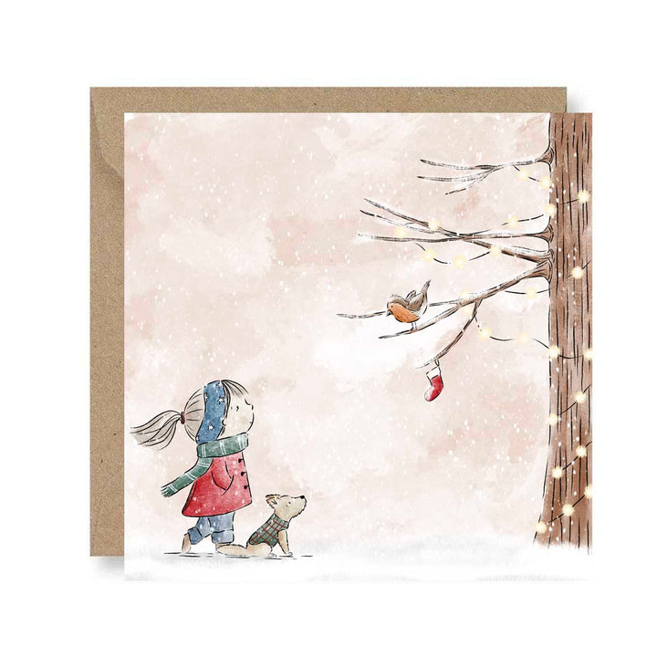 Little robin - Greeting Card