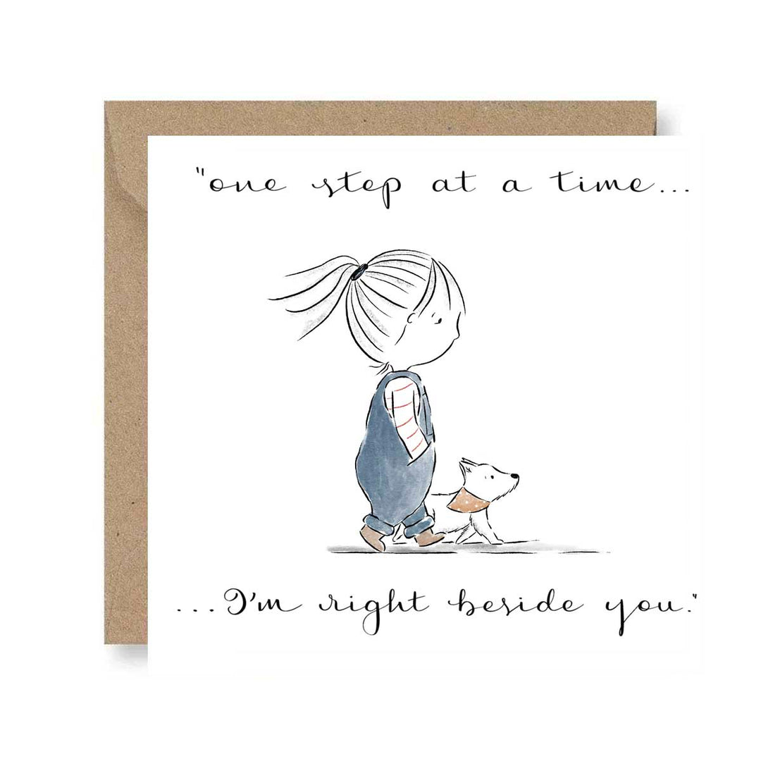 Right beside you - Greeting Card